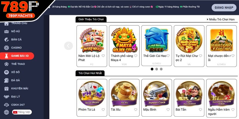 Slot game đa dạng cùng đồ họa hấp dẫn