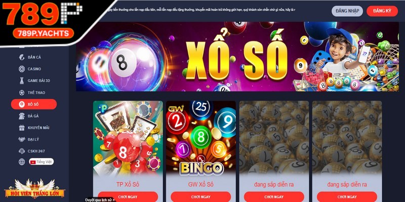 Xổ số 789P thu hút đông đảo người chơi bởi chất lượng dịch vụ vượt trội